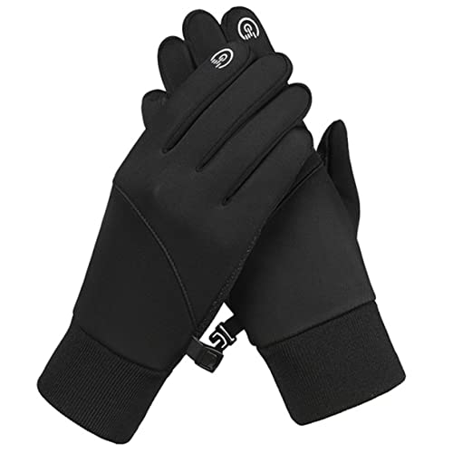BESTYASH 1pair Warming Touchscreen Riding Gloves for Men Half Finger Sports Gloves Nonslip Design for Cycling Outdoor Activities Easy to Clean