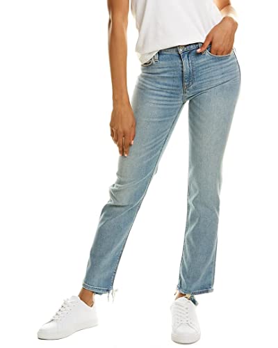 HUDSON Women's Nico Mid Rise, Straight Ankle Jean