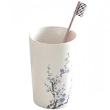 Une pièce de décoration élégante – Plus qu'une tasse ; c'est un accent décoratif qui améliore l'ambiance de votre salle de bain avec son design compact et beau.