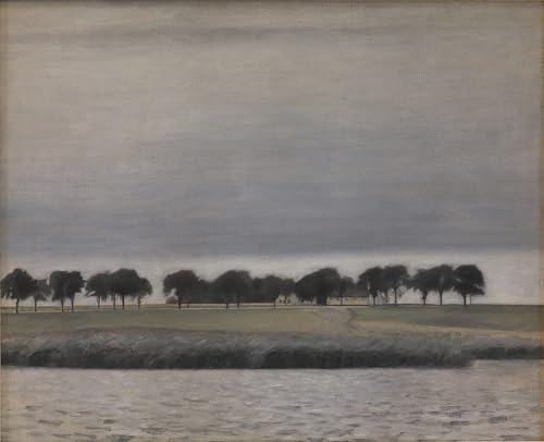 Art tableau impression d'art Vilhelm Hammershøi sur toile 60x90cm