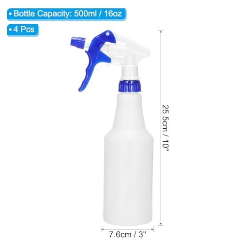 Botellas de spray plásticas antifugas con boquilla ajustable PATIKIL de 16oz 3