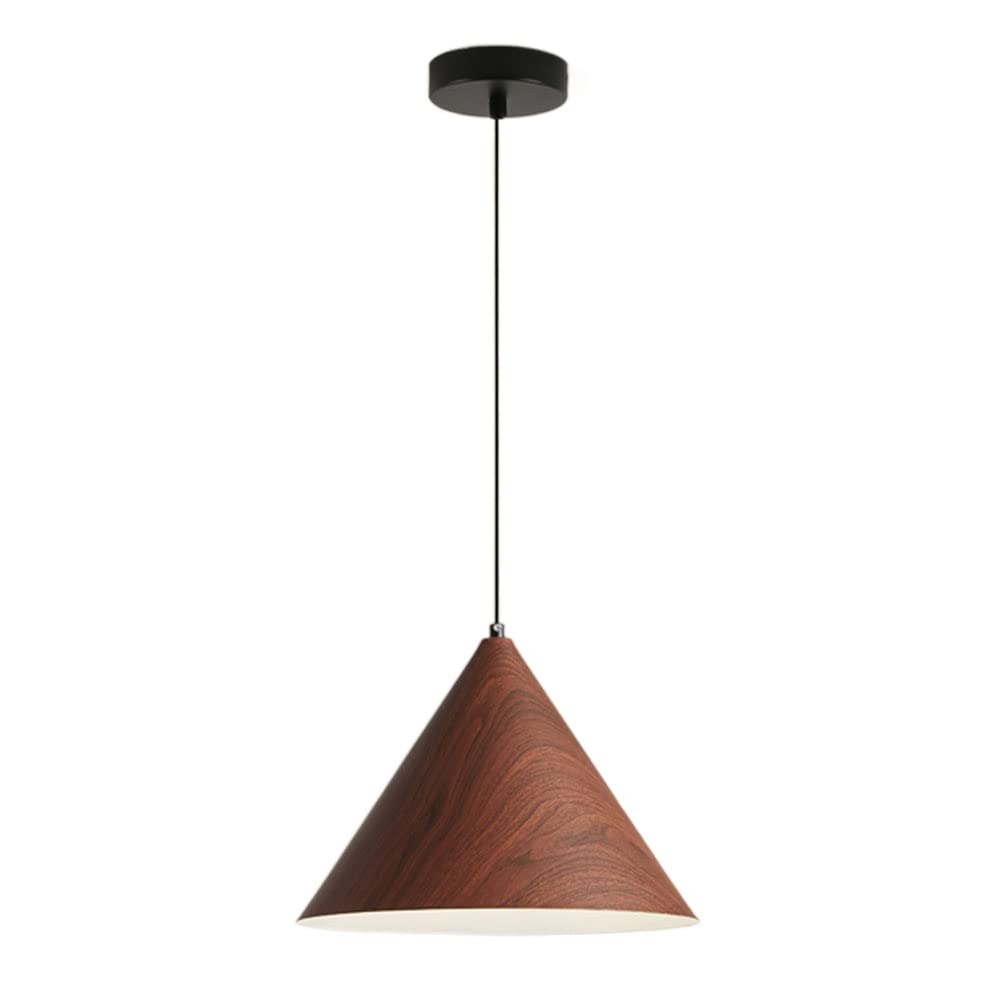 STVDEDG Simple Adjustable E27 Chandelier Pastoral Metal Hanging Lighting Fixture Creative Cone Single Head Chandelier Kitchen Living Room Hotel Decorat Pendant Lamp for Loft Coffee Kitchen Island
