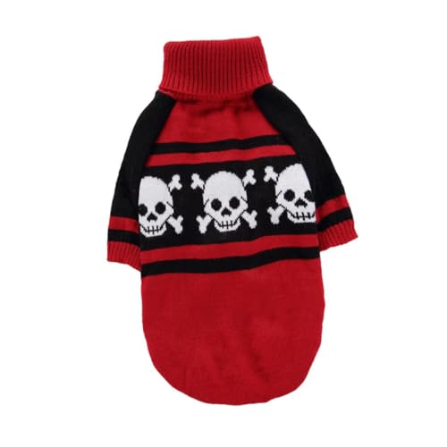 Disfraz para perro XL con patrón de calavera Halloween