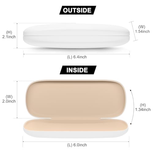 Image of Eyeglasses Case, Hard Shell Protective Case for Glasses, Unisex for Women Men
