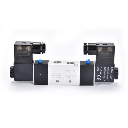 Électrovanne pneumatique 4V220-08 idéale pour la commande de vérins à double effet - 5