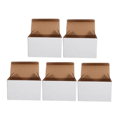 Lurrose 5 Cajas De Cartón Para Embalaje De Vino Cajas Vacías Contenedores De Cartón Para Almacenamiento Cajas De Embalaje Para Envío Cajas De Embalaje Para Platos Cajas Para Embalaje