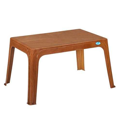Image of Nilkamal Victor Center Table | Coffee Table | Tea Table | Teapoy for Home, Living Room, Office, Cafes | Pear Wood