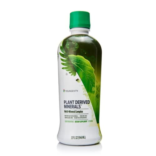 Youngevity Plant Derived Liquid Minerals - 77+ Natural Unaltered Trace Minerals - 19,000mg Plant Mineral Solids - Colloidal Form Humic Shale - (32 oz Pack of 1)