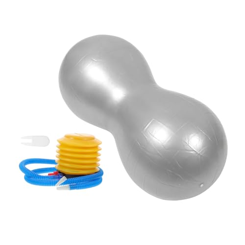 TOYANDONA Aufblasbarer Erdnuss massageball Dicke Fitness Yoga Hilfsbälle für Gymnastik Pilates Stabiler Balance trainingsball mit Glatter Oberfläche für Zuhause und Studio Geeignet TOYANDONA Aufblasbarer Erdnuss massageball Dicke Fitness Yoga Hilfsbälle für Gymnastik Pilates Stabiler Balance trainingsball mit Glatter Oberfläche für Zuhause und Studio Geeignet