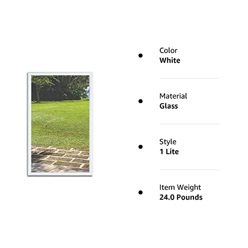 22 X 36 Entry Door Clear Glass Insert (1 Lite) #TOP5