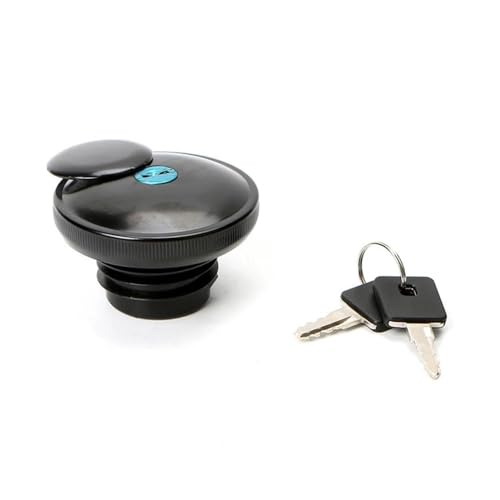 Bouchon de réservoir carburant noir avec verrou pour moto Sportster 883 Custom
