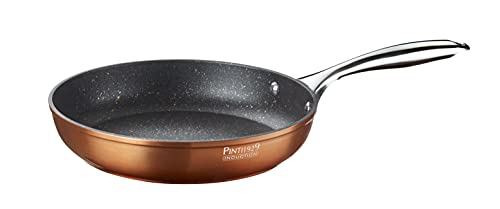 Pintinox Sartén metalizada, aluminio, diámetro 28 cm, revestimiento antiadherente, inducción
