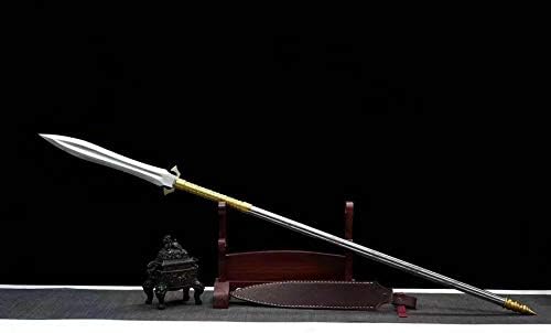 Sword Kung Fu Spear HRC60 Manganese Steel Blade Wu Shu Sword Detachable