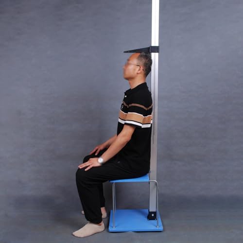 Aluminum Portable Stadiometer, Accurate Scale Height Measuring Tool 60–200 Cm Measuring Range, Easy Set Up Height Measurement for Home/Gym/Pediatric or Medical Offices