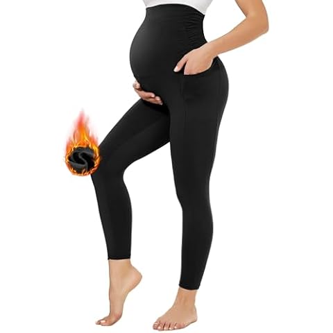 QGGQDD Maternity High Waisted Leggings Cover