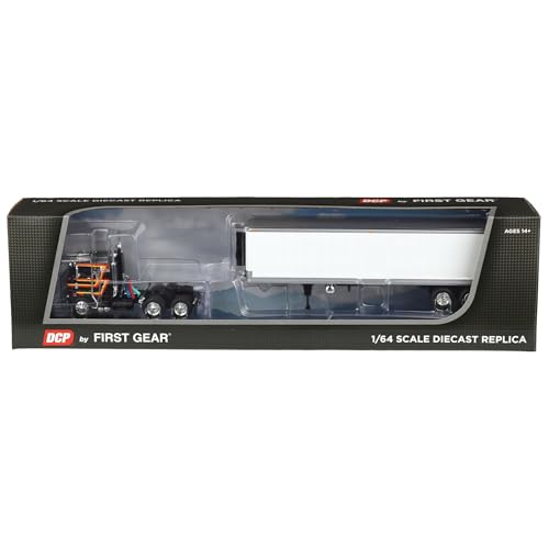 First Gear Peterbilt 352 COE 86in y Trailer 40ft 1/64 miniatura 6