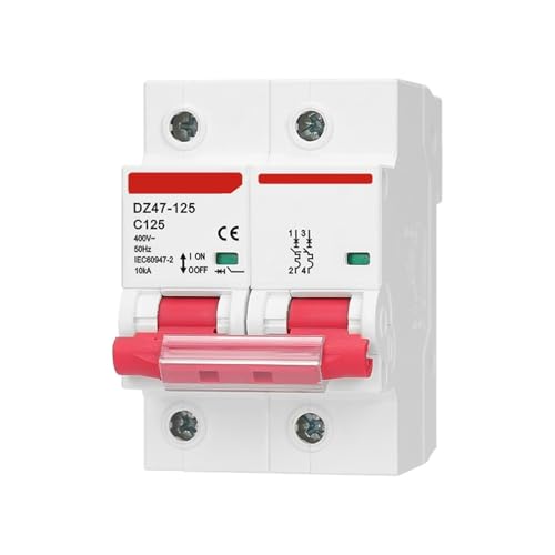 Disjoncteur 3P 80A DZ47 courbe C 400V tableau électrique rail DIN