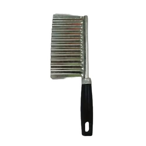 "SEDLAV Multi-Functional Stainless Steel Potato Slicer Knife, Cucumber Cutter, and Vegetable Slicer Peeler - Wavy Edge Kitchen Gadget for Slicing, Crinkle Cut, Curly Fries, and Garnishes"