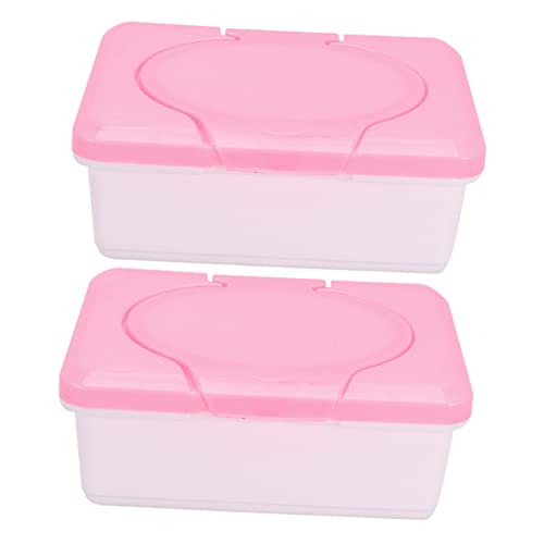 GLSTOY 2 Cajas De Pañuelos Para Coche Caja De Toallitas Húmedas Para Bebé Contenedor De Adorno Caja Dispensadora De Pañuelos Caja De Almacenamiento De Pañuelos Soporte De Pañuelos