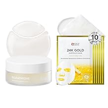 [K Beauty Snp] Glutathione Dark Zero Toning Eye Patch & 24K Gold Ampoule Sheet Mask