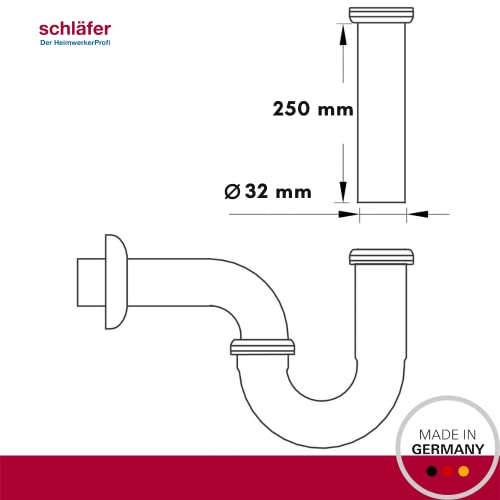 Schläfer 4390, Canotto per Sifone con Flangia