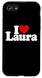 Photo Gallery custodia per iphone se (2020) / 7 / 8 i love heart laura nome su un tee Photo Gallery custodia per iphone se (2020) / 7 / 8 i love heart laura nome su un tee