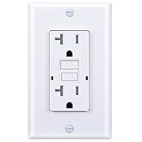 3GRACE 20 Amp GFCI Outlet, Tamper-Resistant, Weather Resistant Receptacle Indoor or Outdoor Use, LED