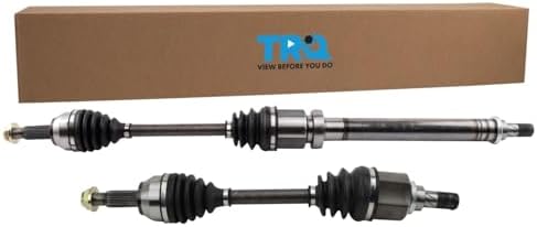 TRQ CV Axle front driver and passenger assemblies with neoprene boots