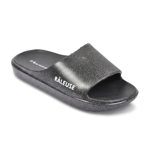 Claquette glitter humour OZABI mule souple et antidérapante femme
