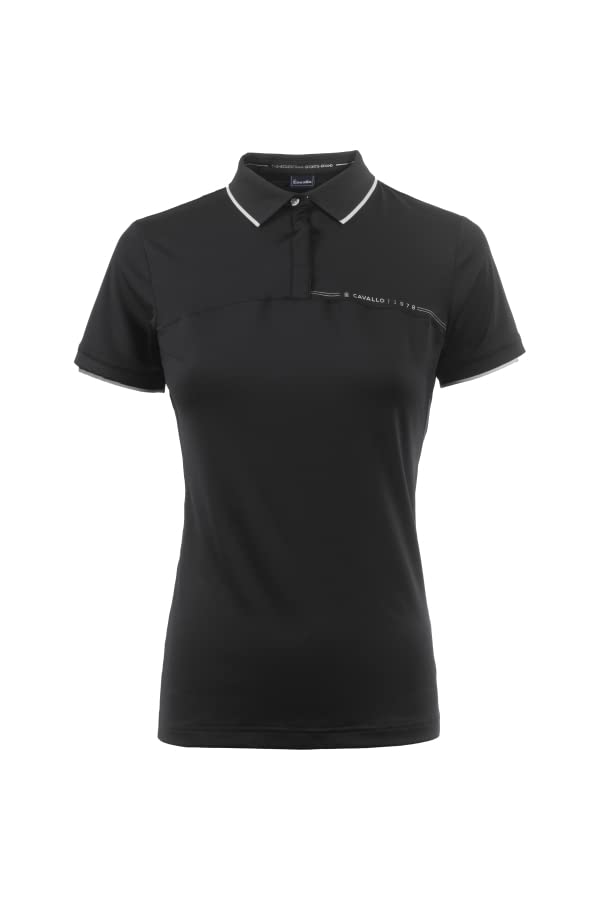 Polo Cavallo Farah léger femme vêtement équitation noir taille 38