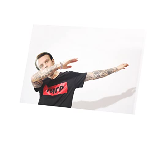 Toile imprimée Emmanuel Macron dab cadeau humour politique original