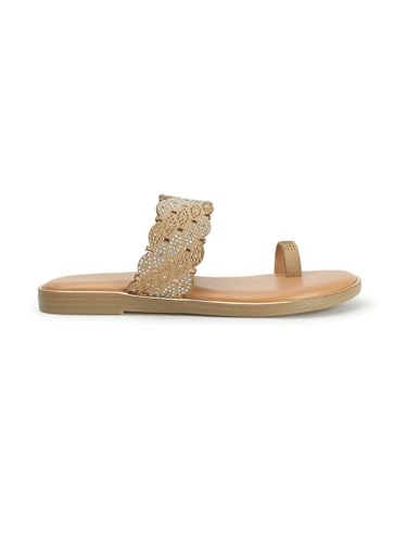 Image of Carlton London Women's Cli-Wn-Cll-7946-A Flat Sandal