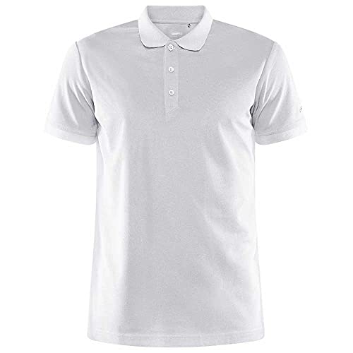 Craft Herren Core Unify Poloshirt Polohemd, weiß, M