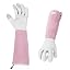 1 Pair - Pink White