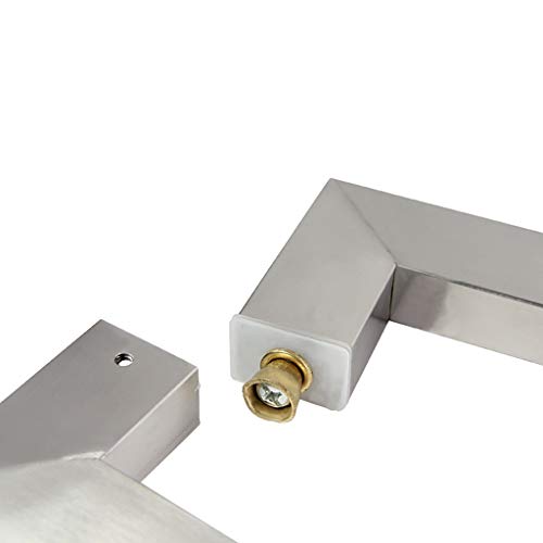 Poignée de porte de douche robuste en acier avec fixation stable pour verre - 8