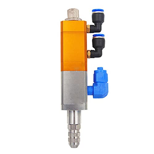 MY2626 Dispensing Valve Suction Adjustable Precision Dispensing Valve Silicone UV Valve High Viscosity Pneumatic Dispensing Valve Dispenser Anti-drip Valve(orange)