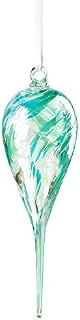 Friendship Birthstone Gem - Handmade Hanging Glass Birth Gem - MARCH Birthday - AQUAMARINE - Gem Drop Design
