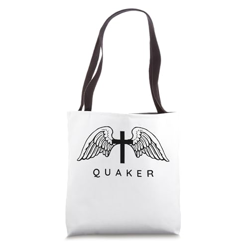Quakers Classy Christian Quaker Modern Font Design Tote Bag
