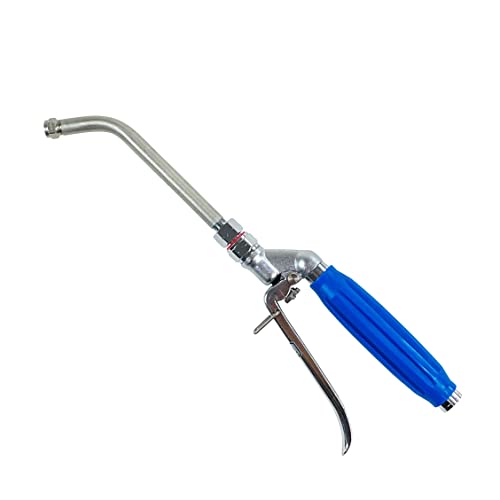 ハイコーキ 用 エアコン洗浄 ノズル ガン 12cm 取付けネジG1/4 噴霧角度25°高圧用 青グリップ エアコン洗浄プロ仕様 日本製 注日立コードレス高圧洗浄機に標準付属の高圧ホースは接続できません 別途クイックコネクト付ねじG1/4高圧ホースが必要です