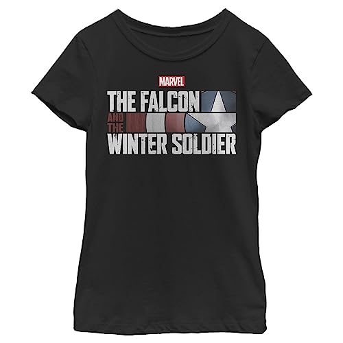 T-shirt Marvel Falcon et le Soldat de l'Hiver noir XS cadeau fille fan de comics