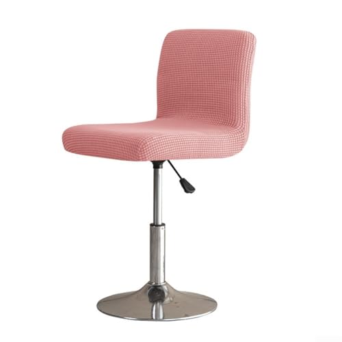 Yuanpgky Funda giratoria para silla de bar para taburetes altos, protector de silla elástico estilo club de hotel con tela de terciopelo de maíz, funda de asiento elástica impermeable antiarrugas para