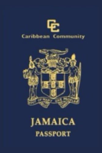 Jamaican Jamaica Passport Lined 6'' x 9'' Softcover Notebook / Journal 120 pages