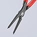KNIPEX External Precision Snap Ring Pliers,Red and Silver
