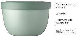Mepal  Snackpot Ellipse  Food Container for Storing and Transporting Snacks - Suitable for Freezer, Microwave & Dishwasher - 350 ml  Vivid Mauve.