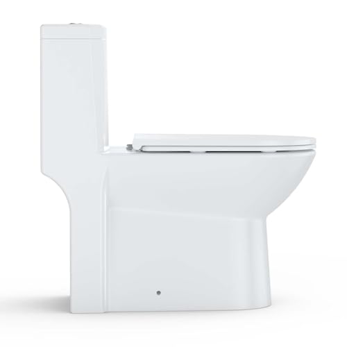 Image of One Piece Toilet, Ceramic Design, Soft Closing PP Toilet Cover, Easy Clean Surface, Water Efficient Flush, Compact Durable Build