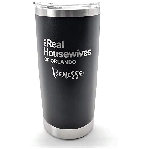 the Real Housewives of Your City Vacuum Insulated 20 ounce Tumbler with Lid Cover