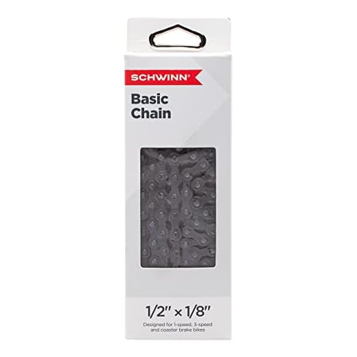 Schwinn Bike Chain Fits Single Speed Bikes, 1/2 inch x 1/8 inch
