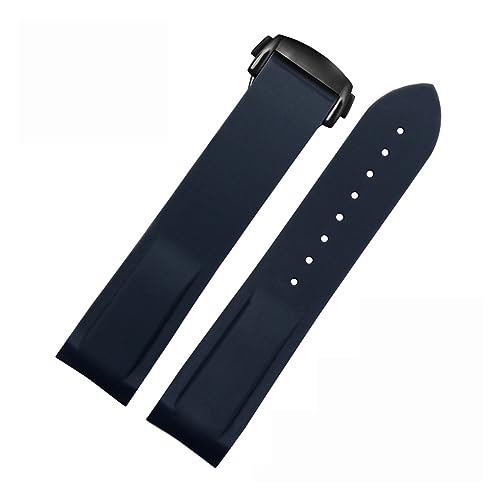 Bracelet de montre en caoutchouc de silicone haut de gamme compatible Omega Speedmaster