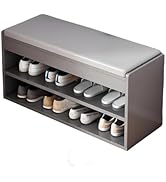 Amazon.co.jp: シューズラック 玄関ベンチ 収納ベンチ 靴棚 下駄箱