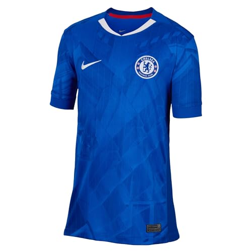 Image of Chelsea FC 2025/26 Stadium Home Replica Football Jersey with Nike Dri-FIT Technology for Older Kids, HJ5285